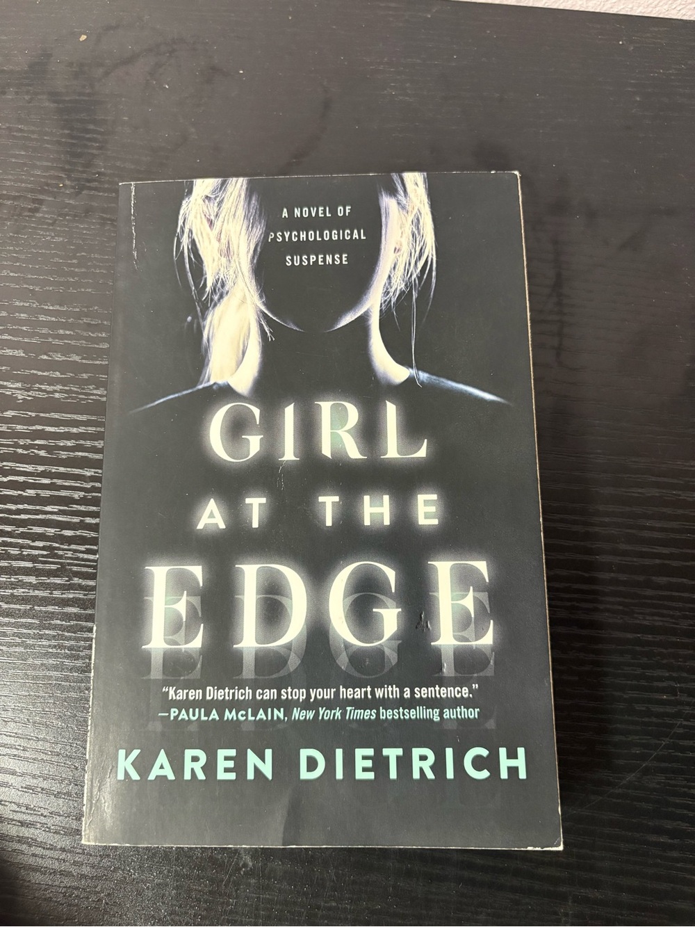 Girl at the Edge Karen Dietrich Psychological Thriller Paperback 2020